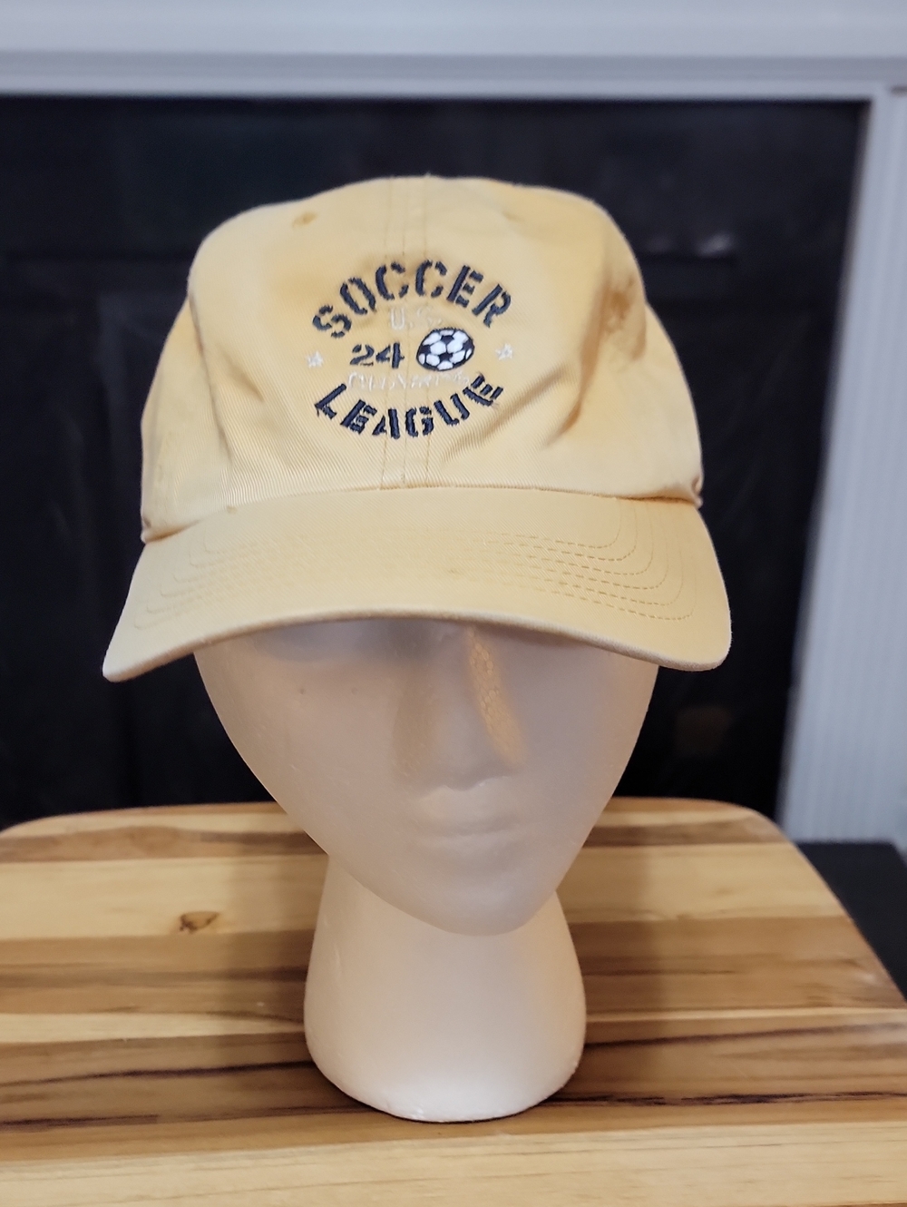Yellow Soccer League Baseball Cap LIDS